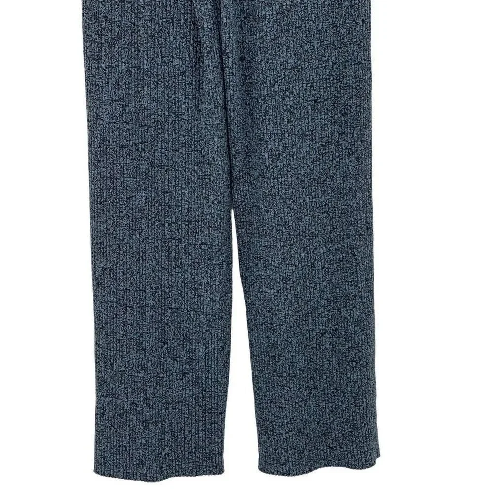 Athleta Reverie Sweater‎ Pant Blue Wicking Breathable Wide Leg Women Small Warm